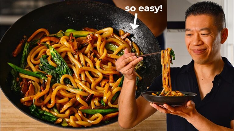 Shanghai Style Udon Noodle Stir Fry — 上海炒乌冬面