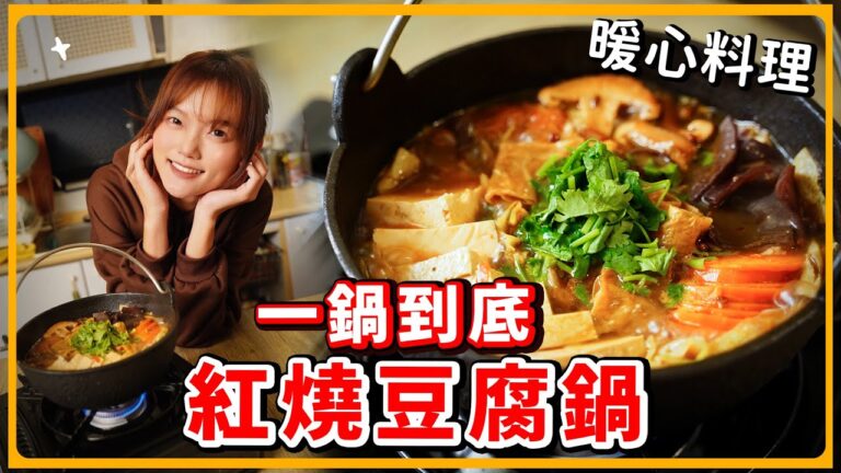 Braised Tofu Pot (Vegan) — 全素紅燒豆腐鍋