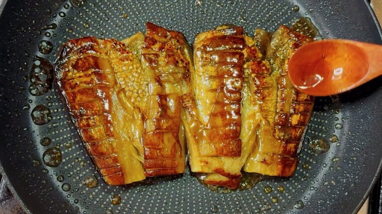 Eggplant Kabayaki (Vegan Unagi) — 茄子蒲烧 / 素食鳗鱼