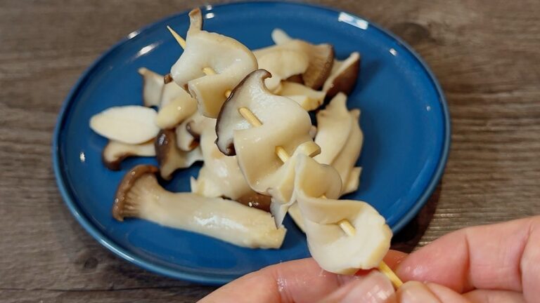 King Oyster Mushroom Skewers — 杏鲍菇烤串