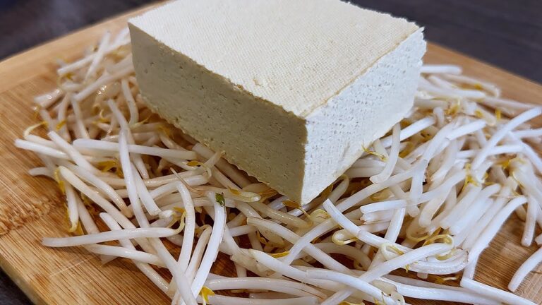 Garlic Tofu & Bean Sprouts — 蒜香豆腐芽菜