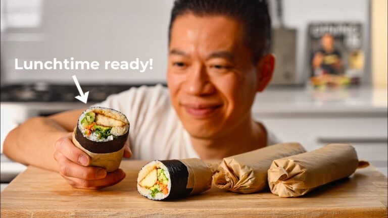 Sushi Burrito with Baked Tofu — 純素壽司卷