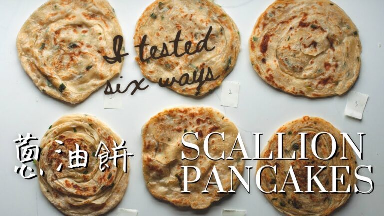 Flaky Chinese Scallion Pancakes — 蔥油餅