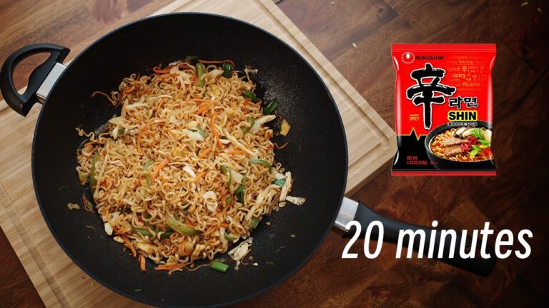 Shin Ramen Chow Mein — 辛拉麵炒麵