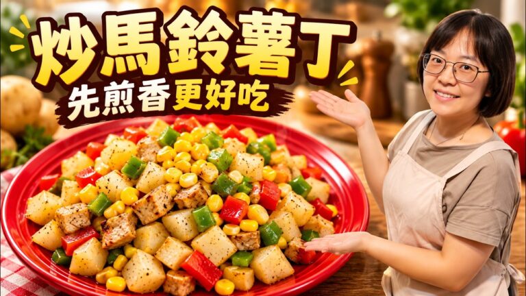 Curried Stir-Fried Diced Potatoes — 咖哩炒馬鈴薯丁